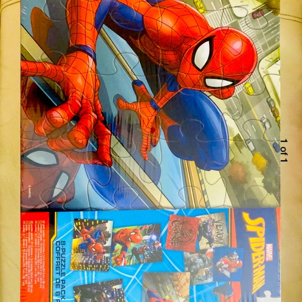 New Spiderman Puzzle Pack
